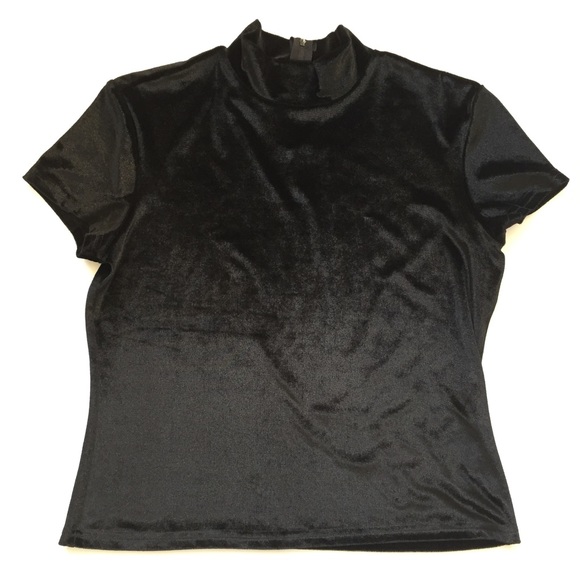 ❤️SOLD❤️ High Neck Vintage Top Black - Picture 2 of 8